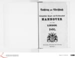 Vorschaubild von [1895] Adreßbuch, Stadt- und Geschäftshandbuch der Königlichen Residenzstadt Hannover und der Stadt Linden