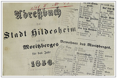 Adressbücher.Hildesheim Vorschaubild Adressbücher.Hildesheim